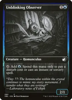 [MTG] Unblinking Observer (Showcase) (082) (DBL) LP-HP - Image 1