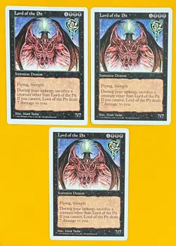 MTG LORD OF THE PIT (x3) 5th Edition (OldManMTG 010-661) - Image 1