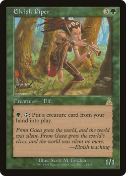 Elvish Piper #104 (MP) Urza's Destiny UDS Magic MTG - Image 1