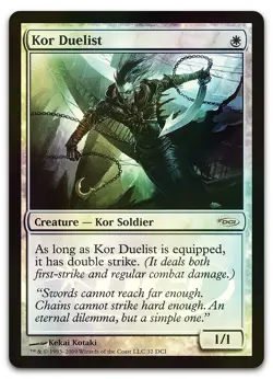 Kor Duelist #32 (Foil) (LP) WPN & Gateway Promos WPN Magic MTG - Image 1