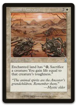 Animal Boneyard #4 (LP) Odyssey ODY Magic MTG - Image 1