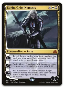Sorin, Grim Nemesis #251 (LP) Shadows over Innistrad SOI Magic MTG - Image 1