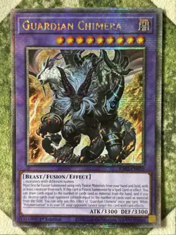 YuGiOh GUARDIAN CHIMERA Quarter Century Secret Rare RA02-EN023 - Image 2