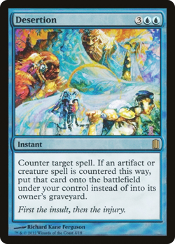 Desertion #4 (Foil) (MP) Commander's Arsenal CM1 Magic MTG - Image 1