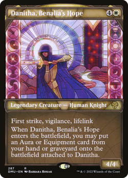 Danitha, Benalia's Hope (Showcase) #287 (MP) Dominaria United DMU Magic MTG - Image 1