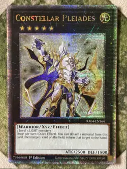 YuGiOh CONSTELLAR PLEIADES Quarter Century Secret Rare RA04-EN164 - Image 2