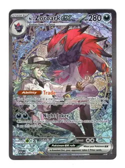 N's Zoroark ex 286/217 Special Illustration Rare Ascended Heroes Pokemon NM - Image 1