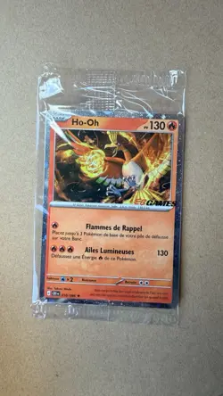 Pokemon TCG Ho-Oh EB Games Sealed Stamped Promo 010/086 Chaos Rising (French) - Image 1