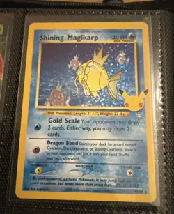 Shining Magikarp 66/64 Holo Pokemon Celebrations Classic Collection Near Mint - Image 2