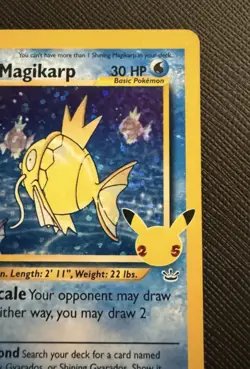 Shining Magikarp 66/64 Holo Pokemon Celebrations Classic Collection Near Mint - Image 5