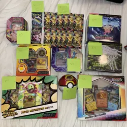 Pokemon Sealed Lot X62 Packs Total Plus Promos Etc. All Items As seen in Photos - Image 1