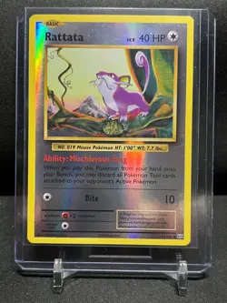 Rattata 66/108 Reverse Holo Pokemon 2016 XY Evolutions - LP - Image 1