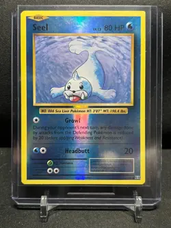 Seel 28/108 Reverse Holo Pokemon 2016 XY Evolutions - LP - Image 1