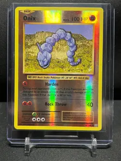 Onix 61/108 Reverse Holo Pokemon 2016 XY Evolutions - LP - Image 1