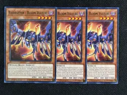 3x YuGiOh! - Raidraptor - Bloom Vulture MP25-EN303 Common 1st Edition Near Mint - Image 1