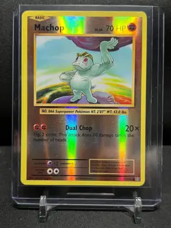 Machop 57/108 Reverse Holo Pokemon 2016 XY Evolutions - LP - Image 1