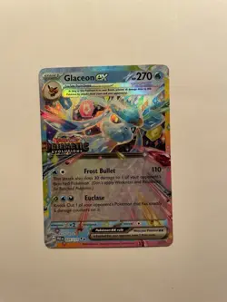 Pokemon Glaceon EX 026/131 Prismatic Evolutions Stamp Promo - Image 1