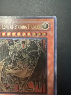 Hamon, Lord of Striking Thunder Yugioh SOI-EN002 Ultimate Rare 1st Edition LP - Image 3