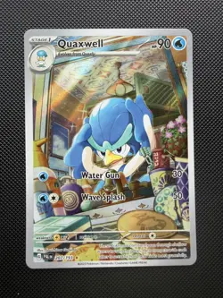 Quaxwell 207/193 - Pokemon TCG Paldea Evolved Illustration Rare - Image 1