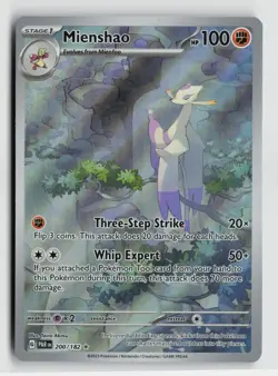Pokemon - Mienshao - 200/182 SV04: Paradox Rift - Illustration Rare - NM - Image 1