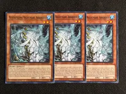 3x YuGiOh! - Neverending Nightmare Absorber MP25-EN412 Common 1st Edition NM - Image 1