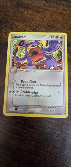 Loudred 35/106 Uncommon Emerald Pokemon Lightly Played - Image 1