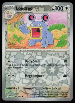 Loudred 149/182 Common Paradox Rift Pokemon Reverse Holo Near Mint - Image 1