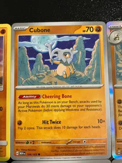 12 Cubone Marowak Pokemon TCG mix lot cute Collection ☠☠ 😍🔥 - Image 3