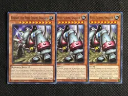 3x YuGiOh! - Golgoil the Steel Seismic Smasher MP25-EN345 Common 1st Edition NM - Image 1