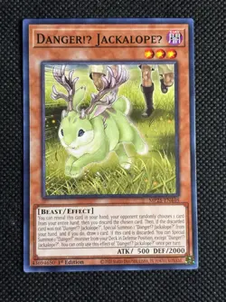 3x YuGiOh! - Danger!U JackalopeU MP25-EN448 Common 1st Edition Near Mint - Image 2