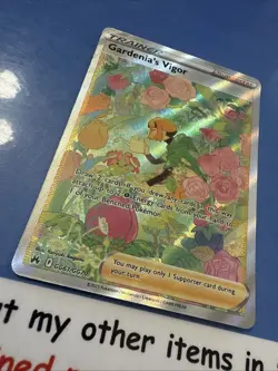 Gardenia's Vigor GG61/GG70 Ultra Rare Crown Zenith Pokemon - Image 2