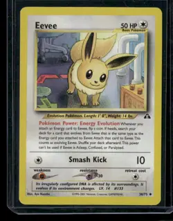Pokemon Neo Discovery 38/75 Eevee Non Holo - LP - Image 1