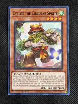 3x YuGiOh! - Cyclos the Circular Sprite MP25-EN349 Common 1st Edition Near Mint - Image 2