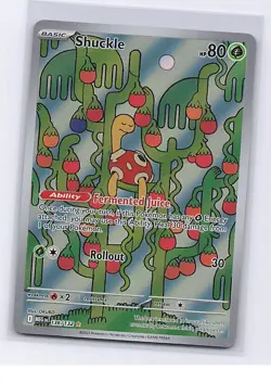 Shuckle 136/132 Illustration Rare Mega Evolution Pokemon Near Mint - Image 1