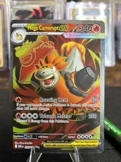 Pokemon TCG Mega Camerupt EX Full Art Holo Ultra Rare MEGA EVOLUTION EN - Image 1