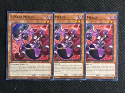 3x YuGiOh! - L Magi Mergy MP25-EN411 Common 1st Edition Near Mint - Image 1