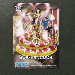 S7290 Super Rare Boa Hancock Holo Japanese One Piece x Ensky Card J11 - Image 2