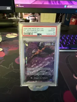 2025 One Piece Carrying On His Will St Jaygarcia Saturn OP13-083 Alt Art PSA 10 - Image 1