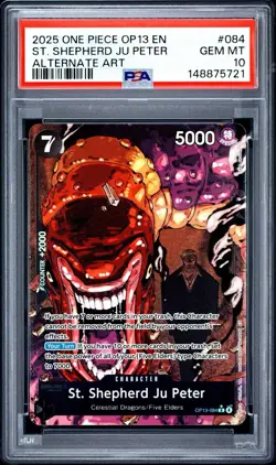 2025 ONE PIECE OP13-CARRYING ON HIS WILL #084 ALT ST. SHEPHERD JU PETER PSA 10 - Image 1