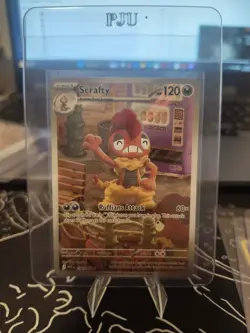 Scrafty IR White Flare Card 139/086 SV Near Mint Condition - Image 1