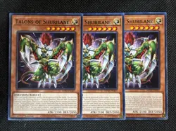 3x YuGiOh! - Talons of Shurilane MP25-EN347 Common 1st Edition Near Mint - Image 1