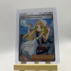 Pokemon TCG Mega Evolution Lillie’s Determination Full Art Trainer Card 169/132 - Image 1