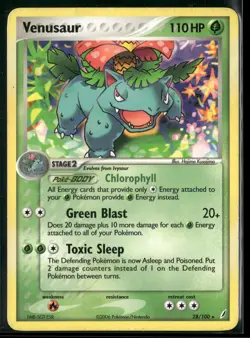 Venusaur (EX Crystal Guardians) 28/100 Holo Holo Rare Deck Exclusives Pokemon LP - Image 1