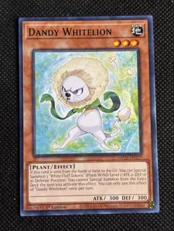 3x YuGiOh! - Dandy Whitelion MP25-EN377 Common 1st Edition Near Mint - Image 2