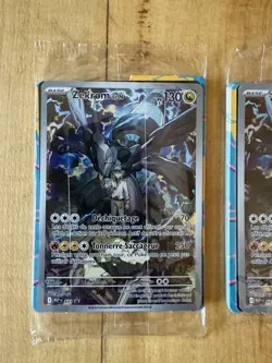Pokemon TCG – 3x Ns Zekrom MEP 031 Promo Franzosisch SEALED – Erhabene Helden - Image 2
