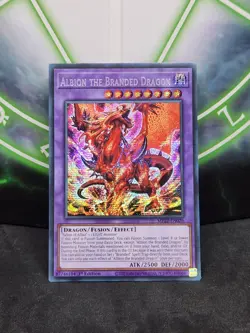 Yugioh Albion the Branded Dragon MP22-EN076 Prismatic Secret Rare 1st EdNM - Image 1