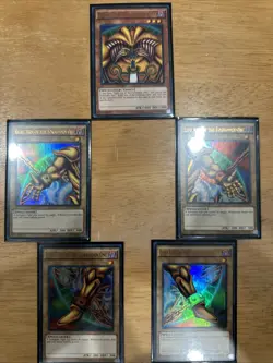 Yu-Gi-Oh Exodia the Fobidden One Full Set YGLD-ENA17 - YGLD-ENA21 - Image 1