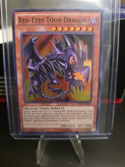 Yugioh TCG Red-Eyes Toon Dragon SHVI-EN036 Super Rare 1st Edition NM! - Image 1