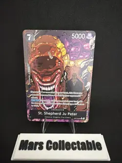 St. Shepherd JuPeter Alt Art OP13-084 Carrying On His Will One Piece TCG English - Image 1