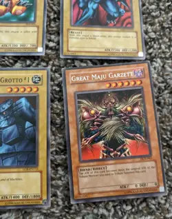 Yugioh Cards Lot 1996 Konami TCG Takahashi 75 Cards LOT 1 Great Maju - Image 2